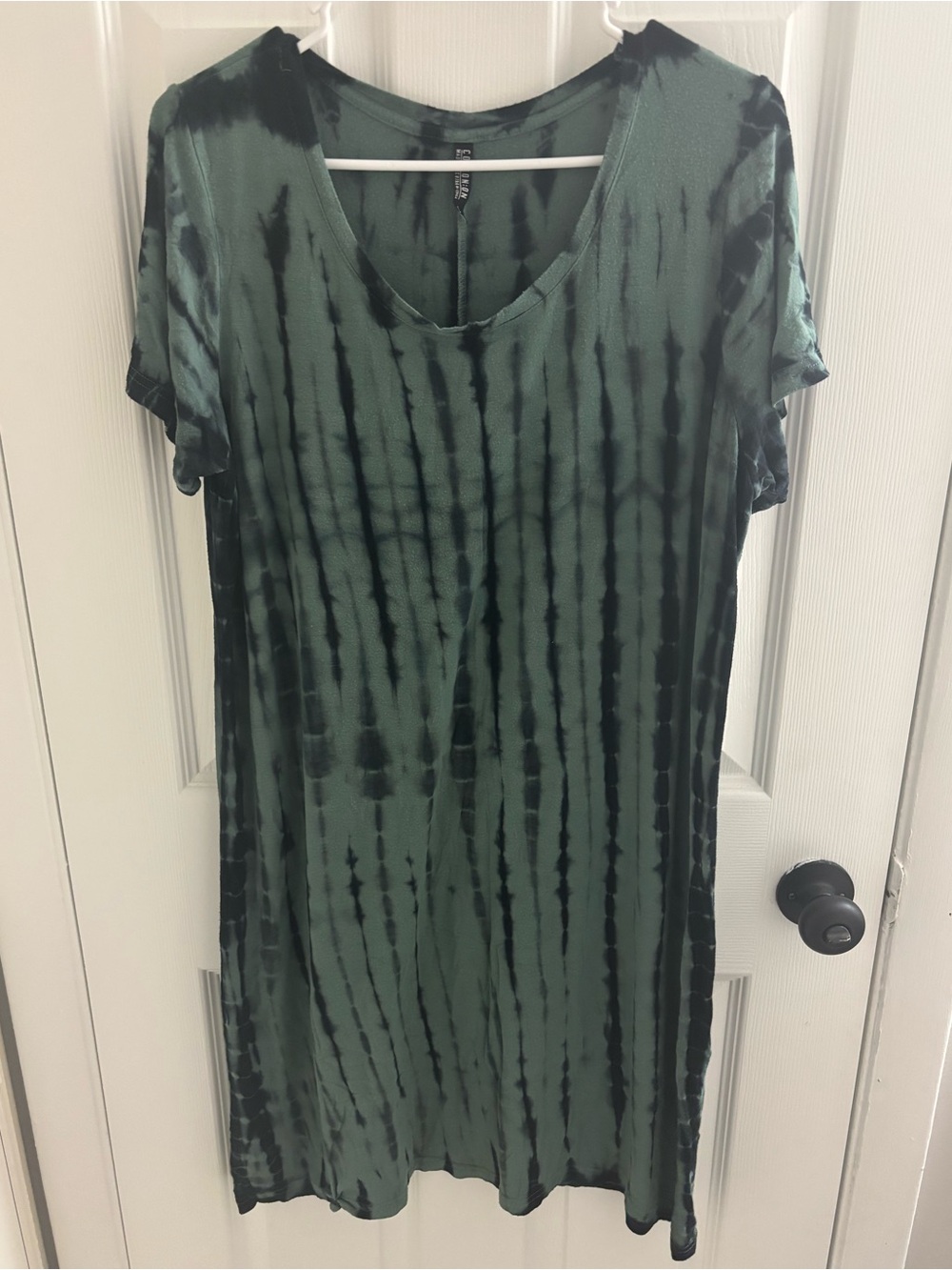 Cotton On Green and Black Tie-Dye Women’s Dress